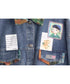 Jacquard Ribbon Denim Jacket